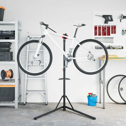 vidaXL Bike Repair Stand Foldable Adjustable 92-152 cm Red Steel