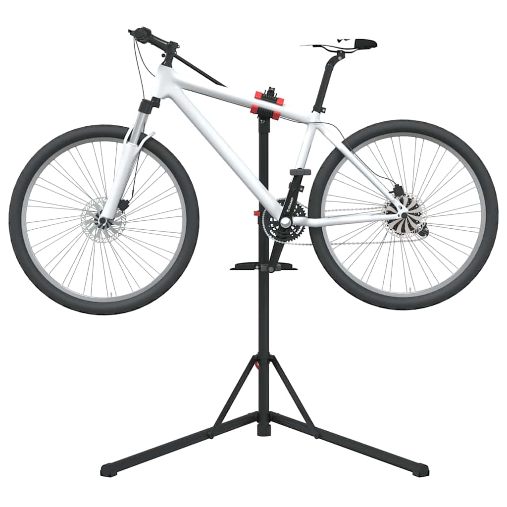 vidaXL Bike Repair Stand Foldable Adjustable 92-152 cm Red Steel