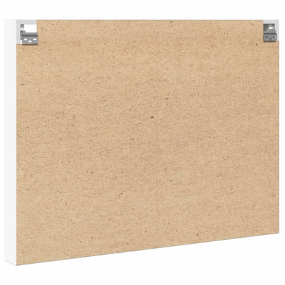 vidaXL Vitrine Cabinet White 100x8.5x75 cm Engineered Wood