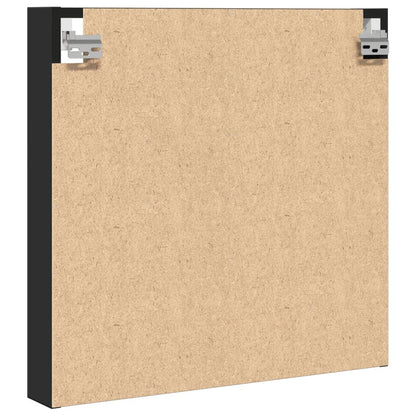 vidaXL Vitrine Cabinet Black 60x8.5x58 cm Engineered Wood