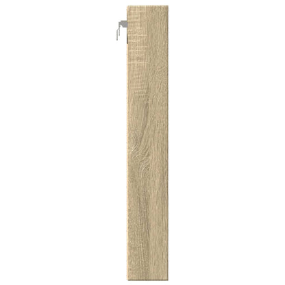 vidaXL Vitrine Cabinet Sonoma Oak 60x8.5x58 cm Engineered Wood