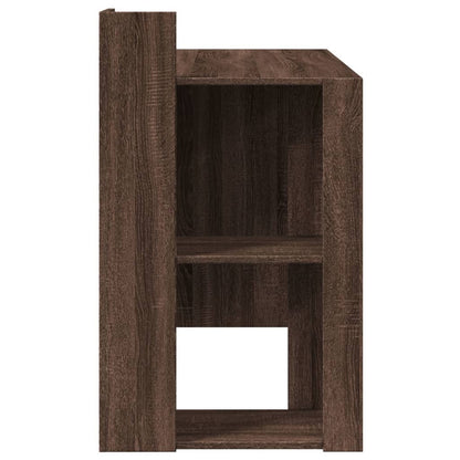 vidaXL Office Desk Brown Oak 103.5x56.5x94 cm Engineered Wood