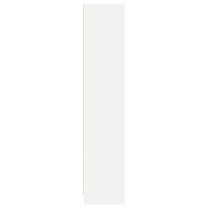 vidaXL Bookcase White 57x28.5x107.5 cm Engineered Wood