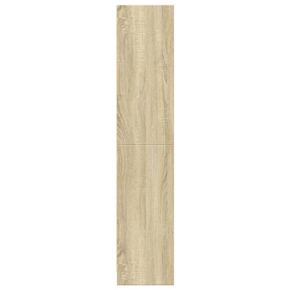 vidaXL Bookcase Sonoma Oak 57x28.5x107.5 cm Engineered Wood