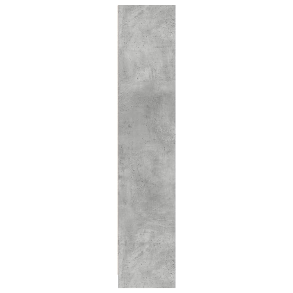 vidaXL Bookcase Concrete Grey 57x28.5x107.5 cm Engineered Wood