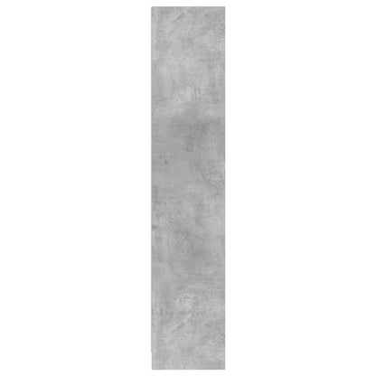 vidaXL Bookcase Concrete Grey 57x28.5x107.5 cm Engineered Wood