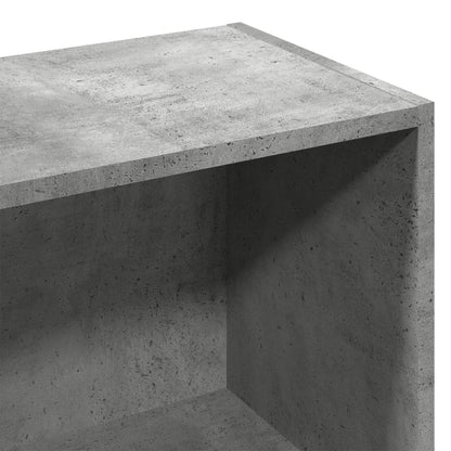 vidaXL Bookcase Concrete Grey 57x28.5x107.5 cm Engineered Wood