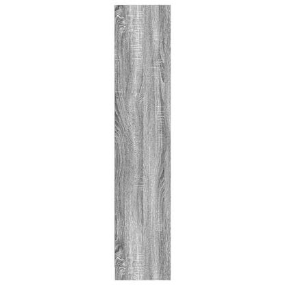 vidaXL Bookcase Grey Sonoma 57x28.5x107.5 cm Engineered Wood