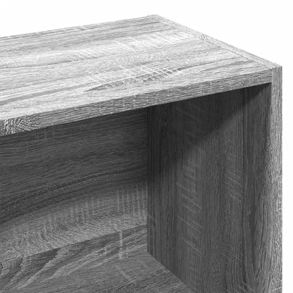 vidaXL Bookcase Grey Sonoma 57x28.5x107.5 cm Engineered Wood