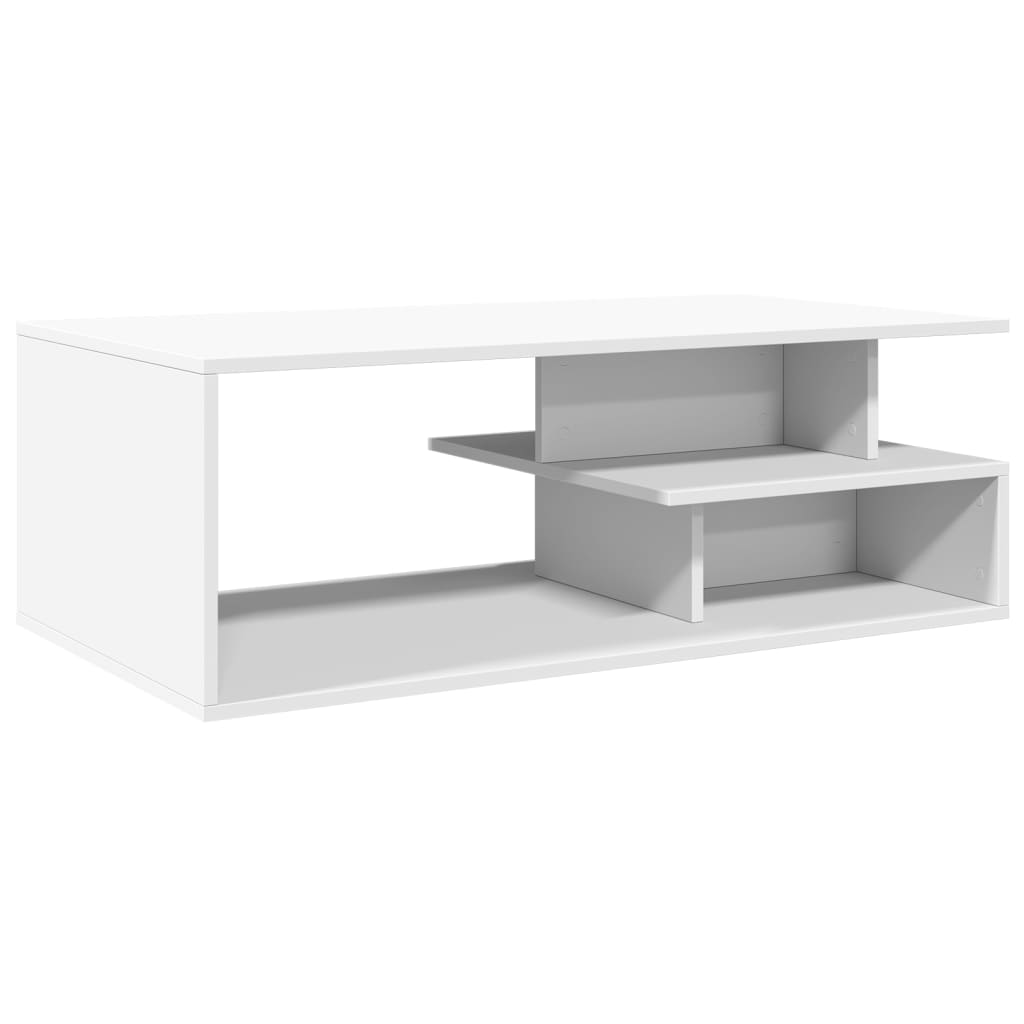 vidaXL Coffee Table White 102x55x35 cm Engineered Wood