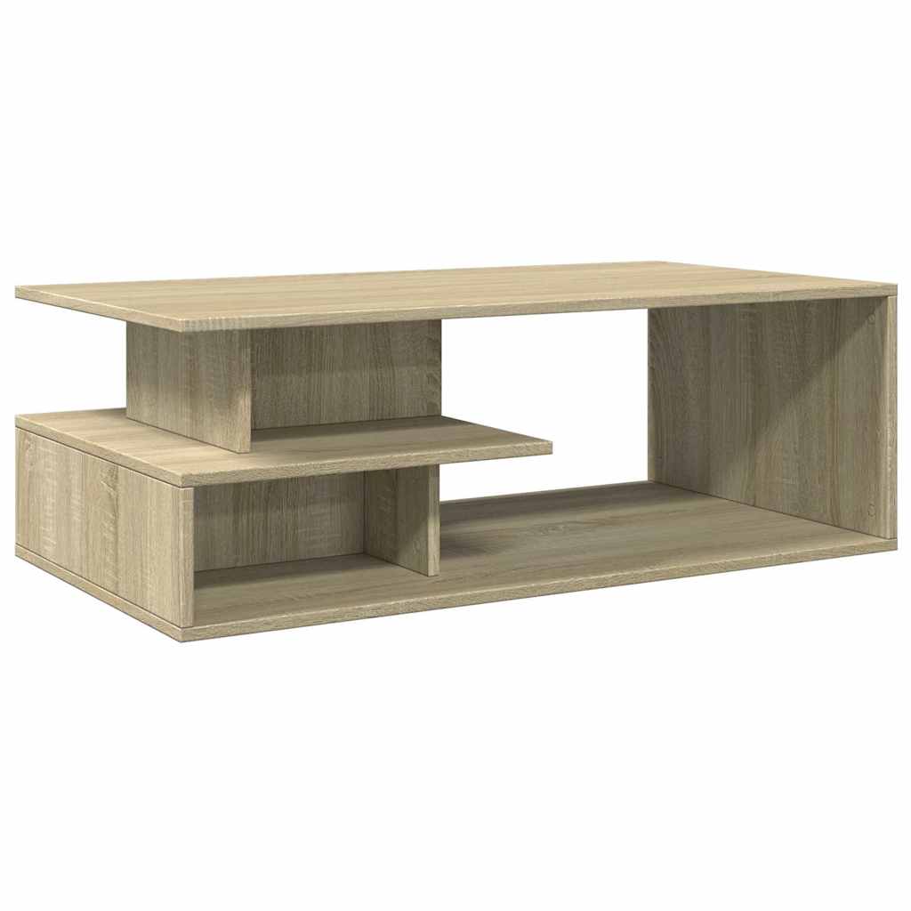 vidaXL Coffee Table Sonoma Oak 102x55x35 cm Engineered Wood
