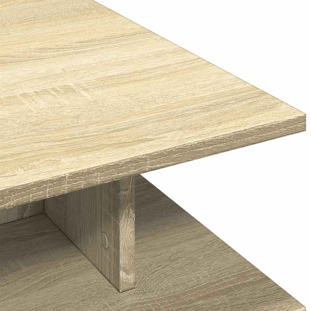 vidaXL Coffee Table Sonoma Oak 102x55x35 cm Engineered Wood