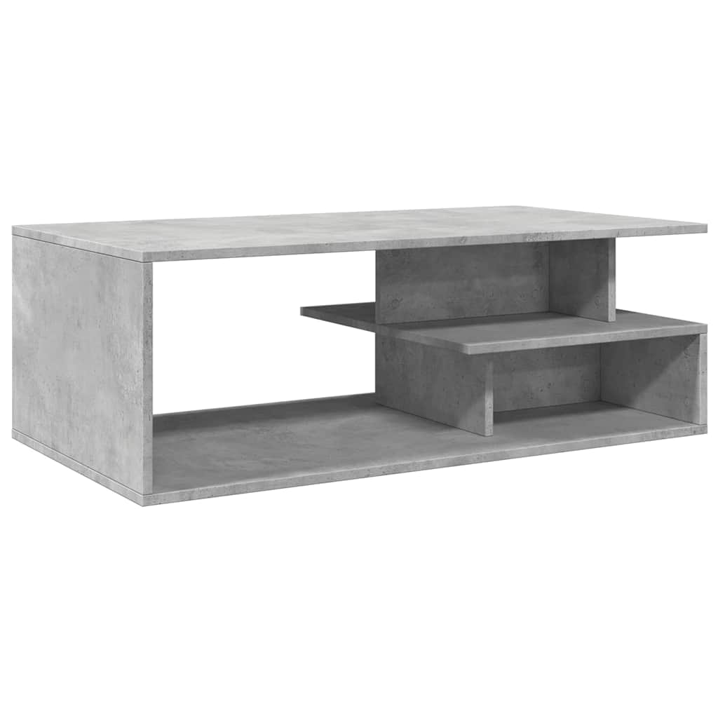 vidaXL Coffee Table Concrete Grey 102x55x35 cm Engineered Wood