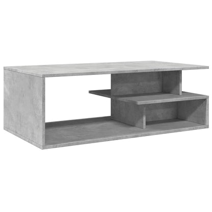 vidaXL Coffee Table Concrete Grey 102x55x35 cm Engineered Wood