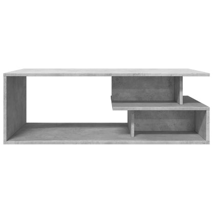 vidaXL Coffee Table Concrete Grey 102x55x35 cm Engineered Wood