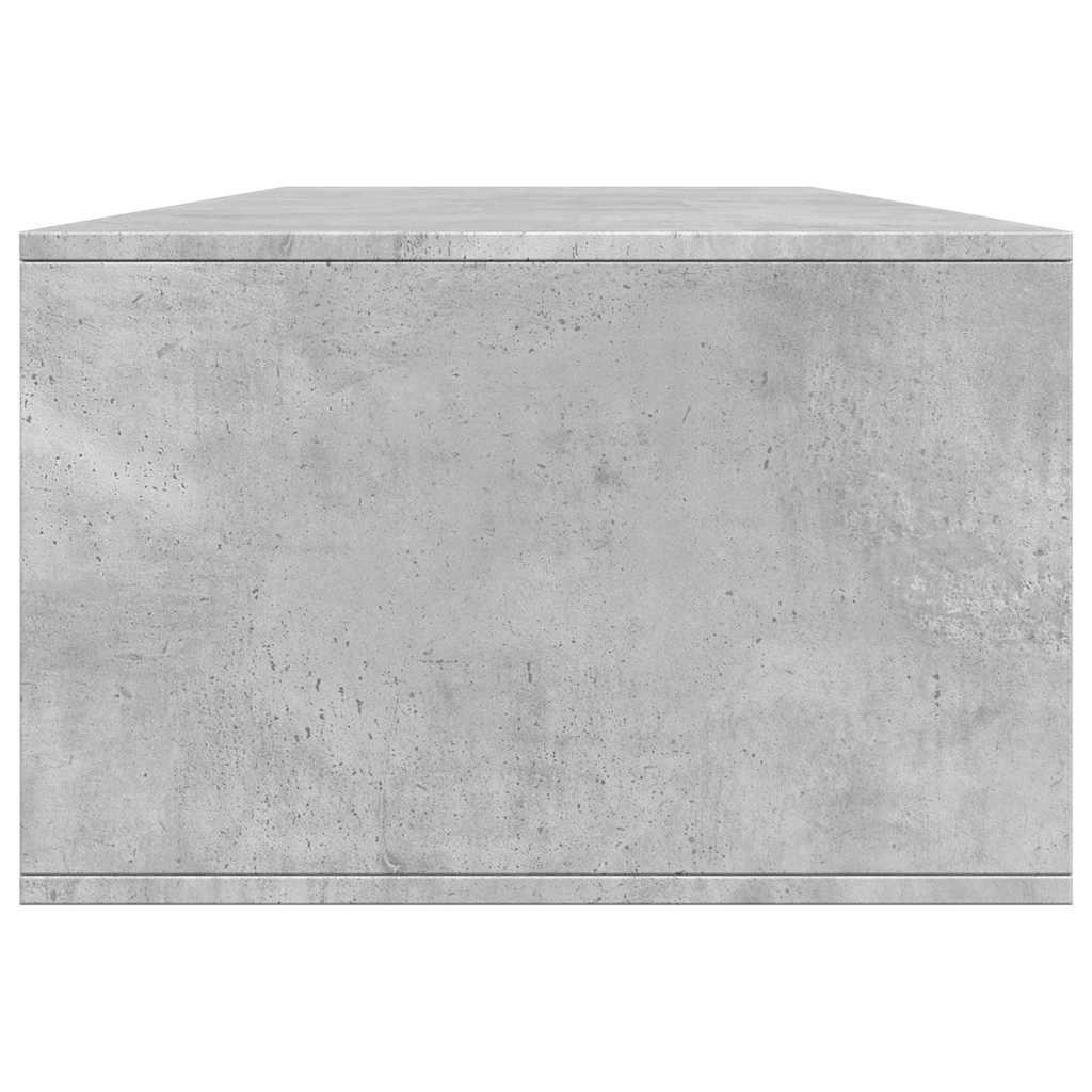 vidaXL Coffee Table Concrete Grey 102x55x35 cm Engineered Wood