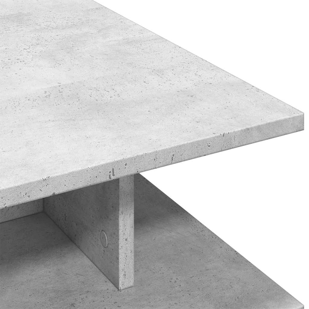 vidaXL Coffee Table Concrete Grey 102x55x35 cm Engineered Wood