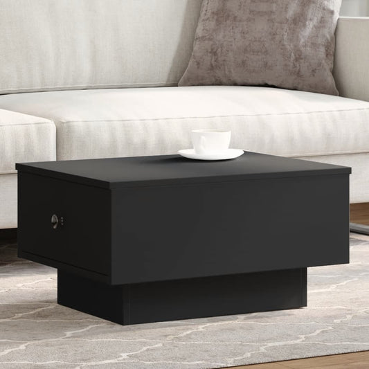 vidaXL Coffee Table Black 60x45x31 cm Engineered Wood