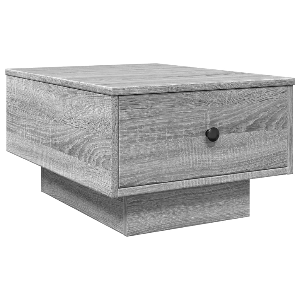 vidaXL Coffee Table Grey Sonoma 60x45x31 cm Engineered Wood