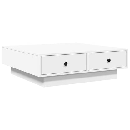 vidaXL Coffee Table White 90x90x28 cm Engineered Wood