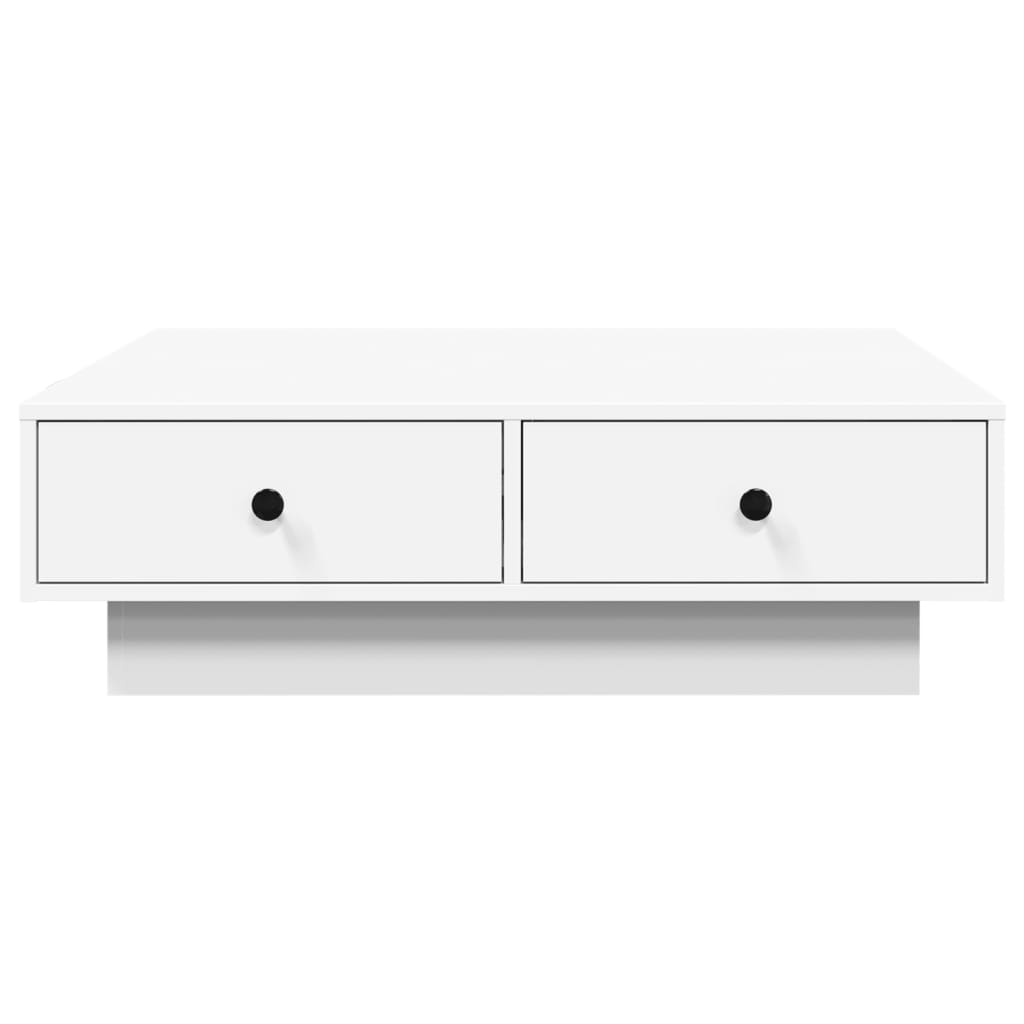 vidaXL Coffee Table White 90x90x28 cm Engineered Wood