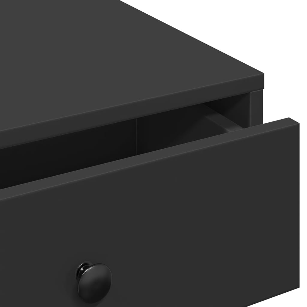 vidaXL Coffee Table Black 90x90x28 cm Engineered Wood