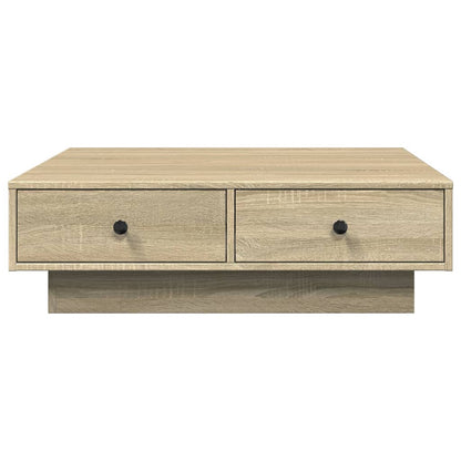 vidaXL Coffee Table Sonoma Oak 90x90x28 cm Engineered Wood
