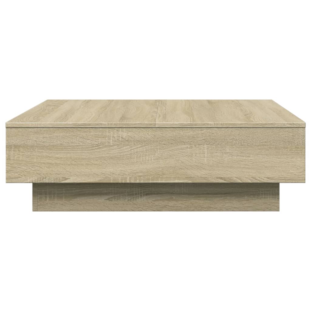 vidaXL Coffee Table Sonoma Oak 90x90x28 cm Engineered Wood