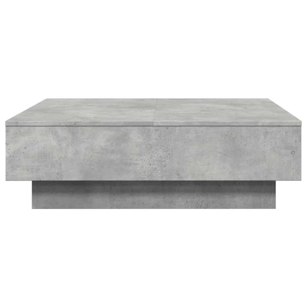 vidaXL Coffee Table Concrete Grey 90x90x28 cm Engineered Wood
