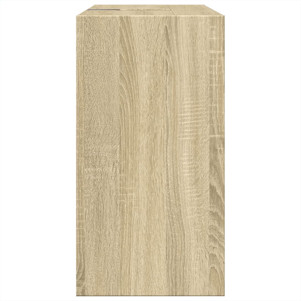 vidaXL Sink Cabinet Sonoma Oak 63x29x55 cm Engineered Wood