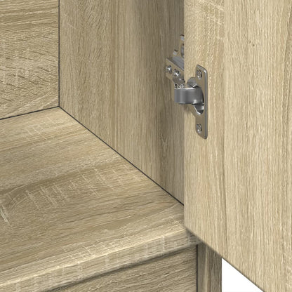 vidaXL Sink Cabinet Sonoma Oak 63x29x55 cm Engineered Wood