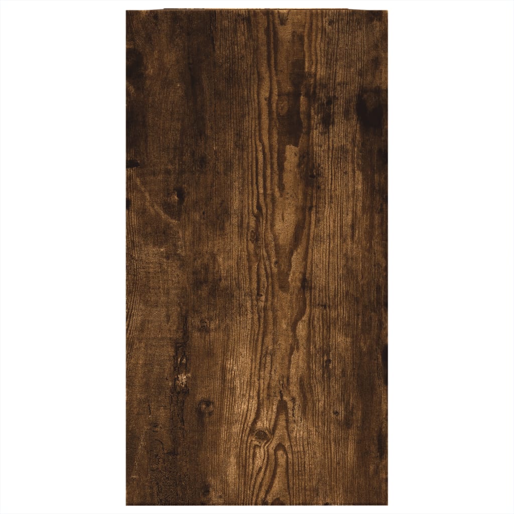 vidaXL Sink Cabinet Smoked Oak 63x29x55 cm Engineered Wood
