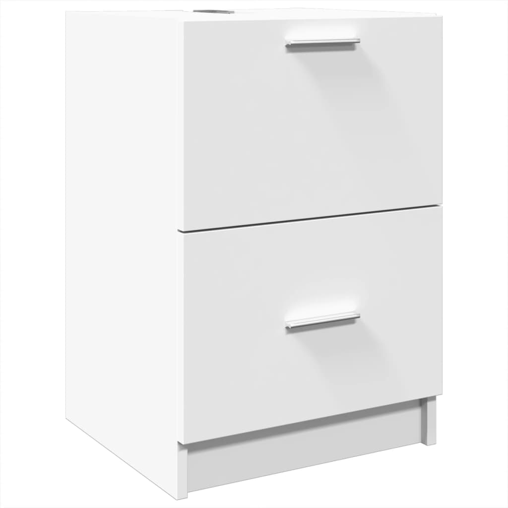 vidaXL Sink Cabinet | White | Engineered wood | Medium | Sink Cabinet