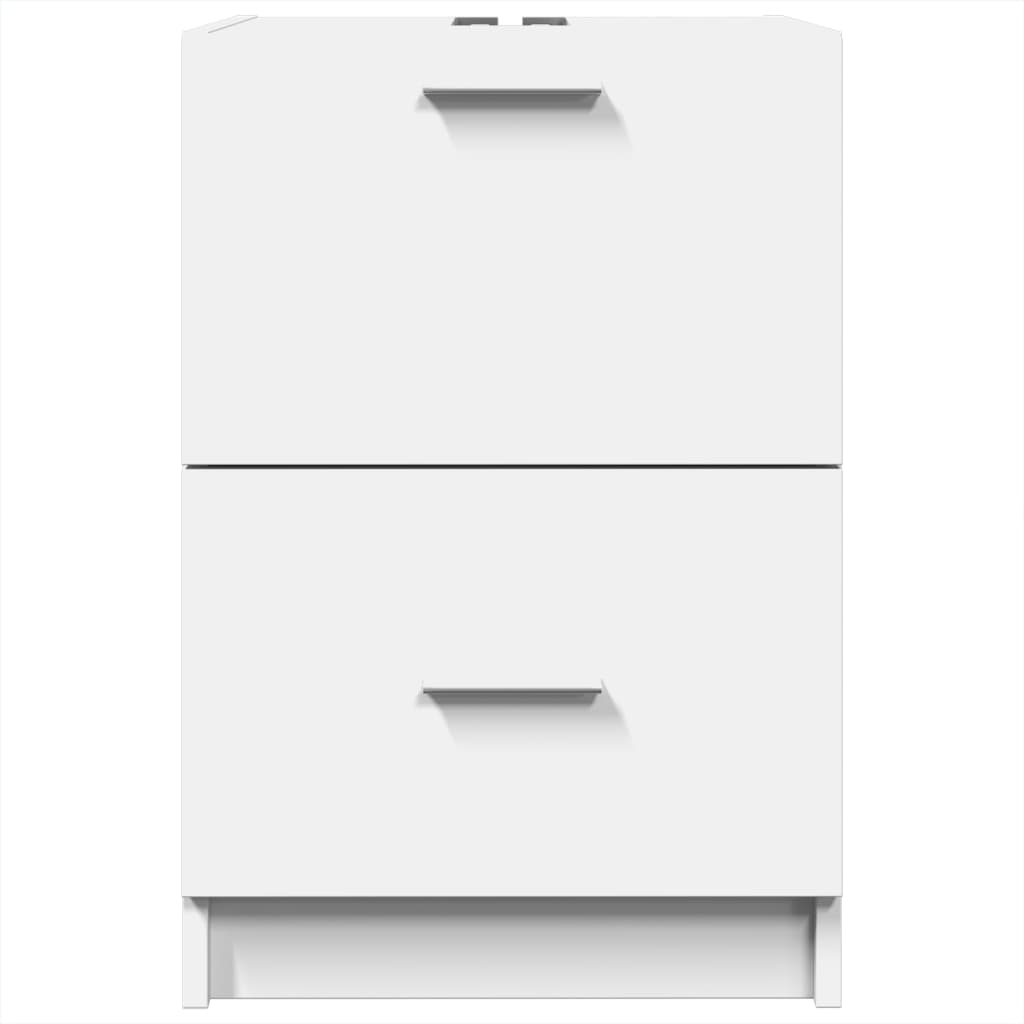 vidaXL Sink Cabinet | White | Engineered wood | Medium | Sink Cabinet