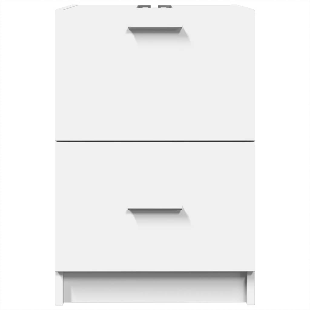 vidaXL Sink Cabinet White 40x37x59 cm Engineered Wood