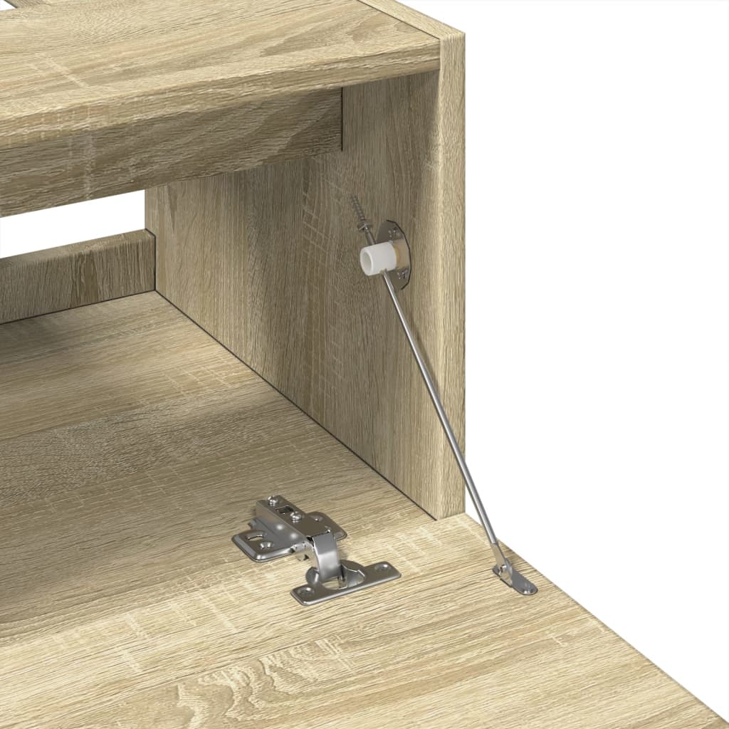 vidaXL Sink Cabinet Sonoma Oak 40x37x59 cm Engineered Wood