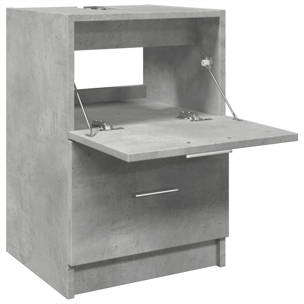 vidaXL Sink Cabinet Concrete Grey 40x37x59 cm Engineered Wood