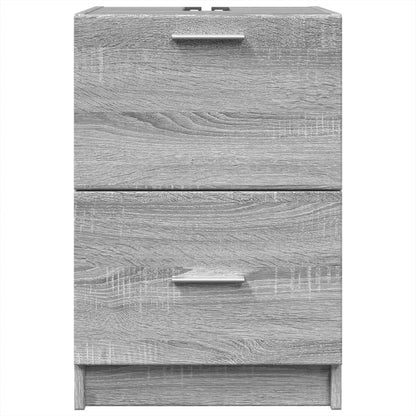 vidaXL Sink Cabinet Grey Sonoma 40x37x59 cm Engineered Wood