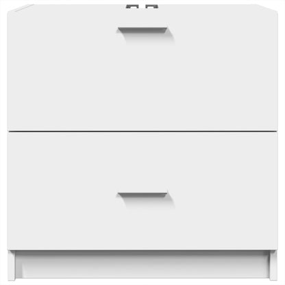 vidaXL Sink Cabinet White 59x37x59 cm Engineered Wood