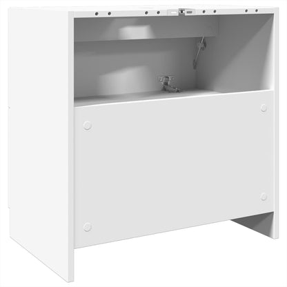 vidaXL Sink Cabinet White 59x37x59 cm Engineered Wood