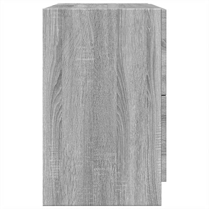 vidaXL Sink Cabinet Grey Sonoma 59x37x59 cm Engineered Wood