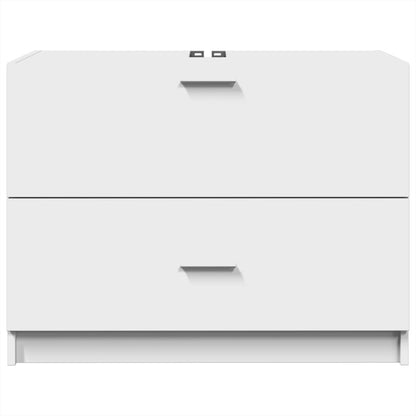 vidaXL Sink Cabinet White 78x37x59 cm Engineered Wood