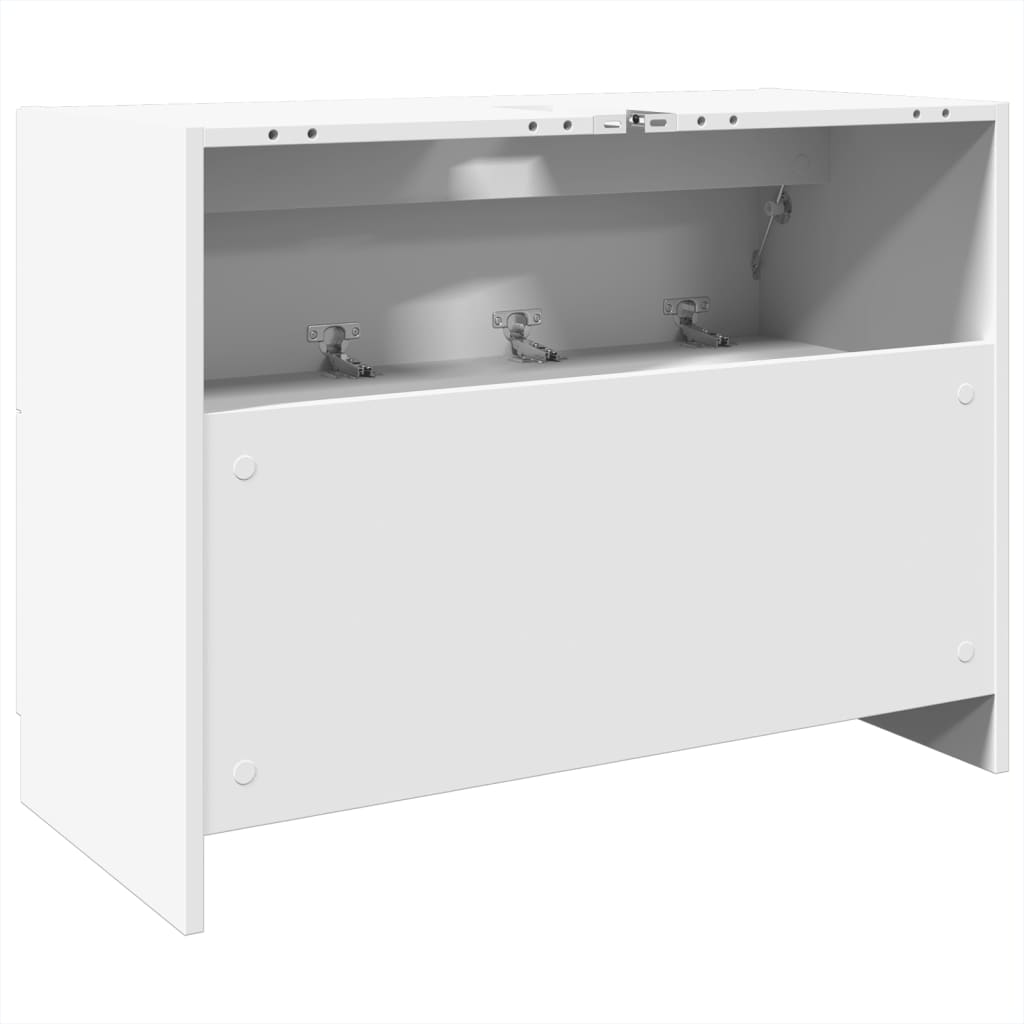 vidaXL Sink Cabinet White 78x37x59 cm Engineered Wood