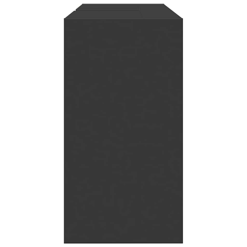 vidaXL Sink Cabinet Black 90x29x55 cm Engineered Wood