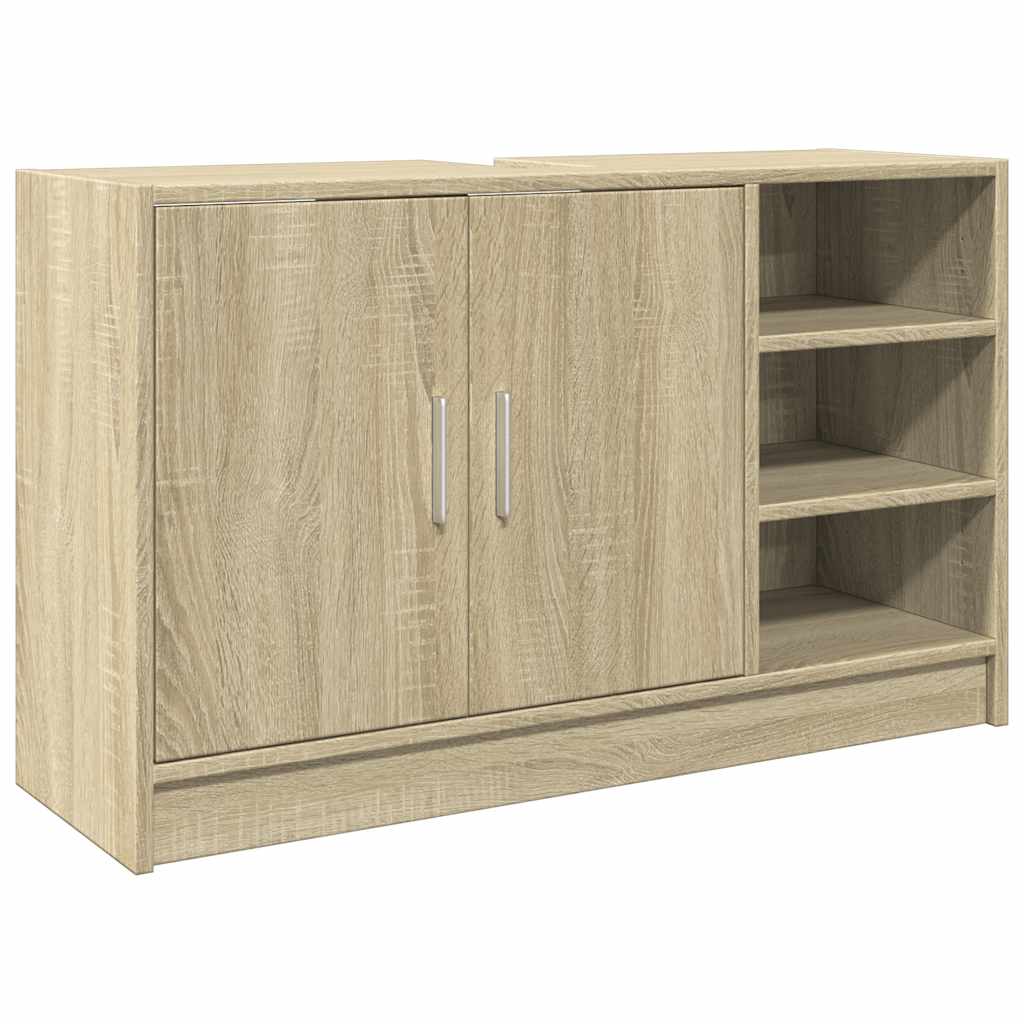 vidaXL Sink Cabinet Sonoma Oak 90x29x55 cm Engineered Wood