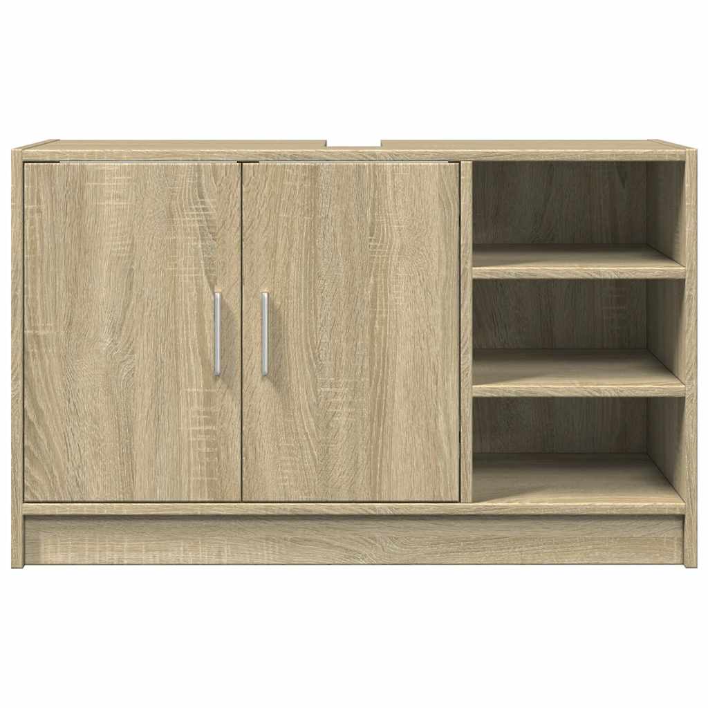 vidaXL Sink Cabinet Sonoma Oak 90x29x55 cm Engineered Wood