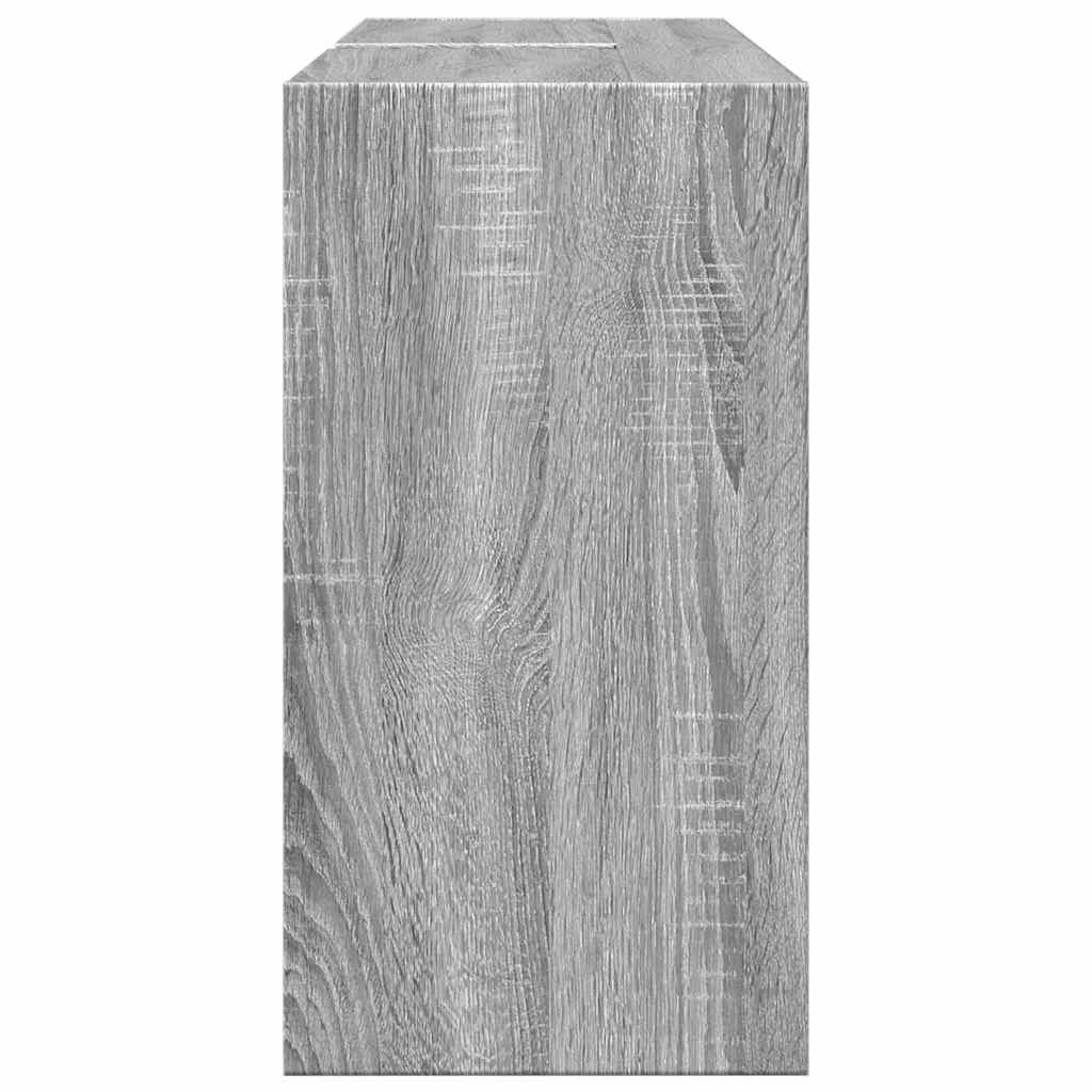 vidaXL Sink Cabinet Grey Sonoma 90x29x55 cm Engineered Wood