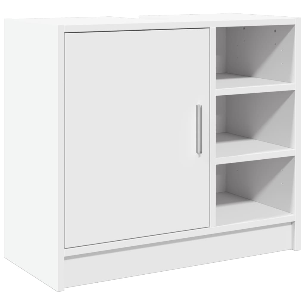 vidaXL Sink Cabinet White 63x29x55 cm Engineered Wood