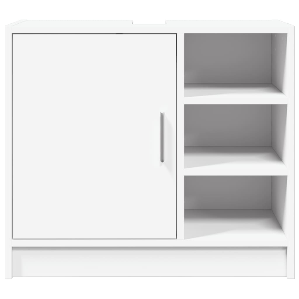 vidaXL Sink Cabinet White 63x29x55 cm Engineered Wood