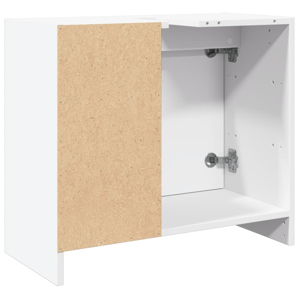 vidaXL Sink Cabinet White 63x29x55 cm Engineered Wood